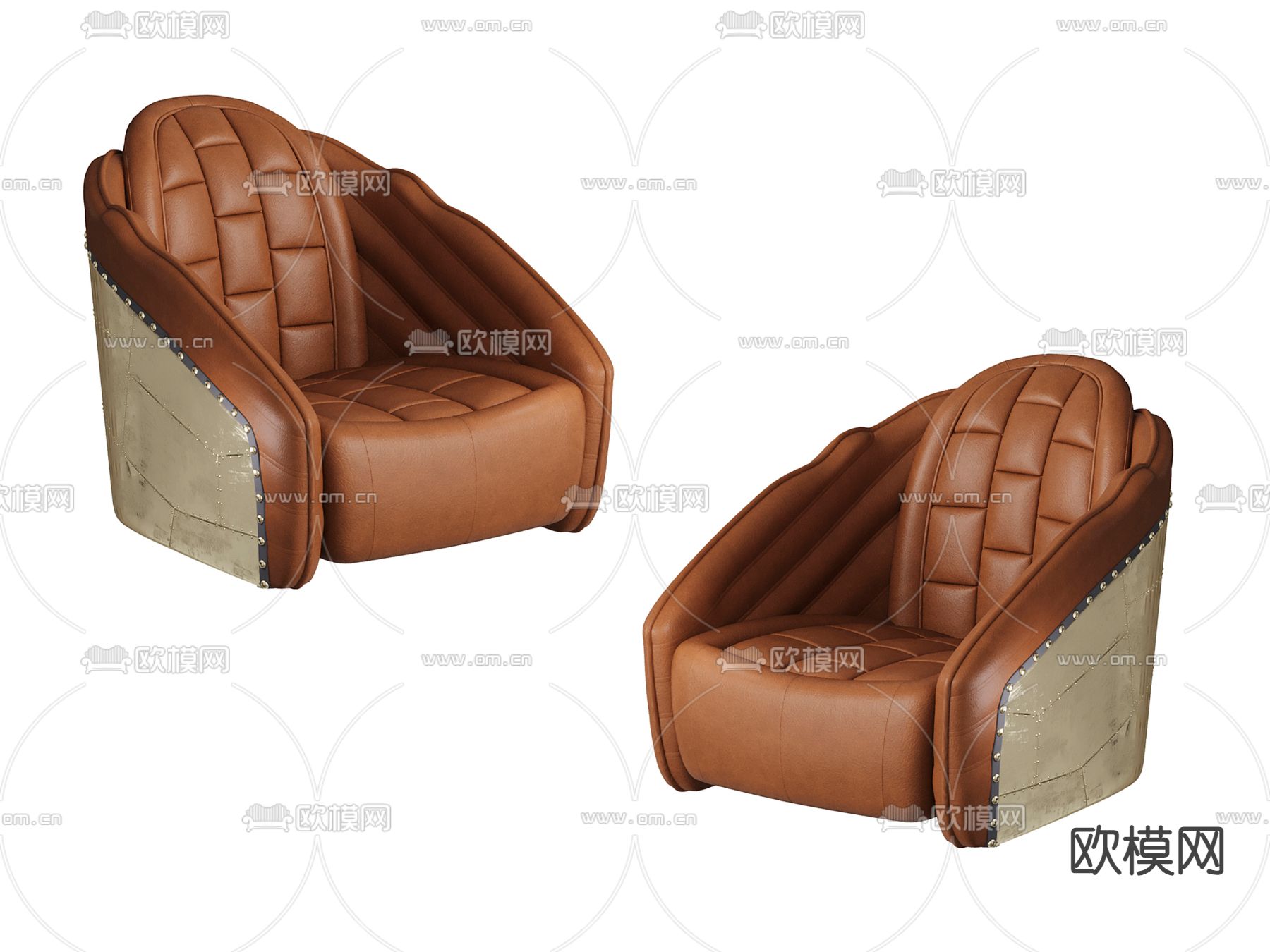 单人沙发 休闲沙发3d模型下载