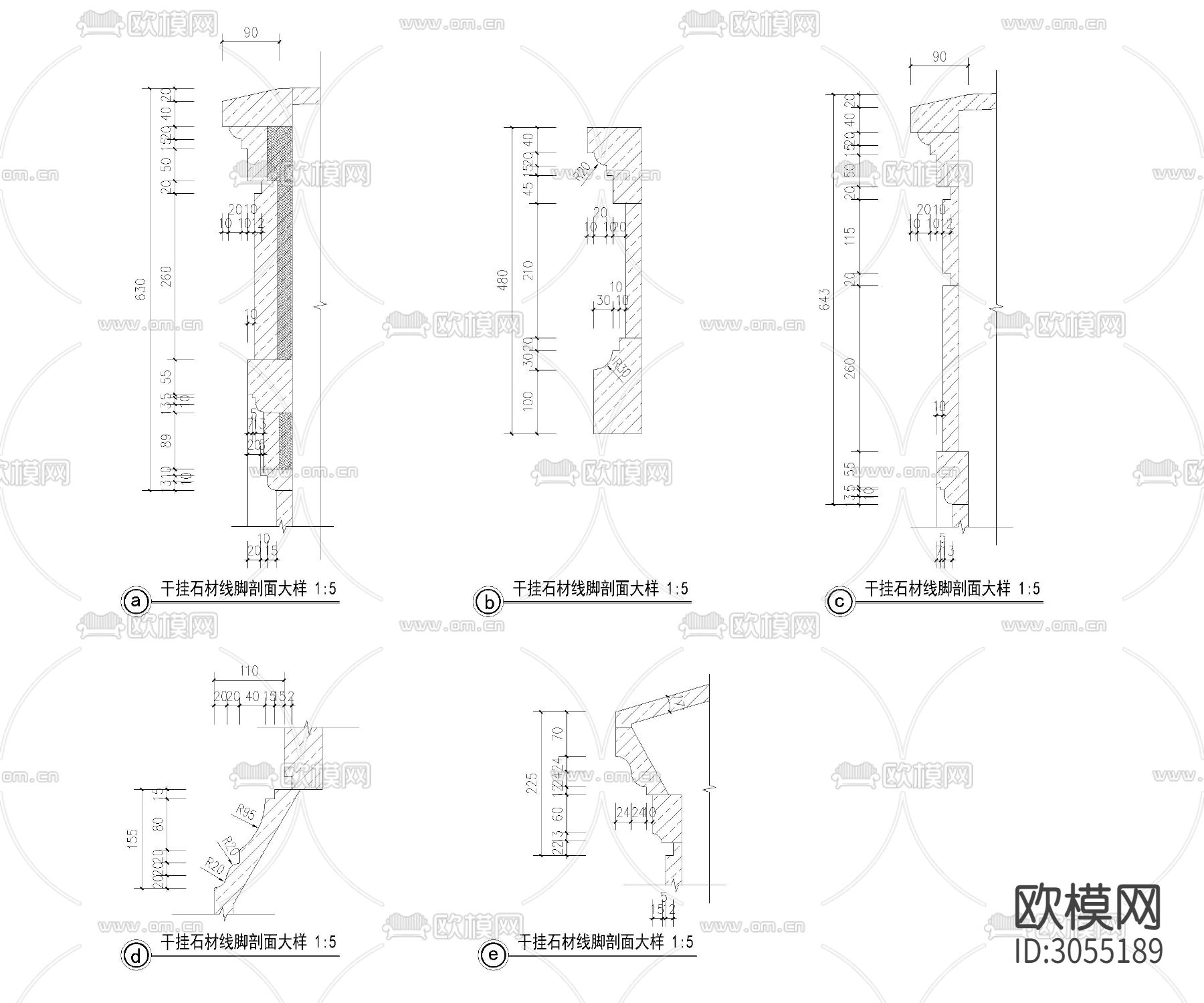 2024年围墙cad大样图下载（渲染图2）
