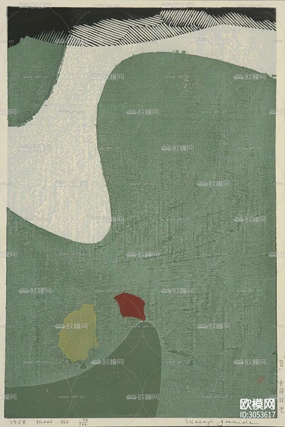 贴图 艺术画 挂画贴图下载（渲染图7）