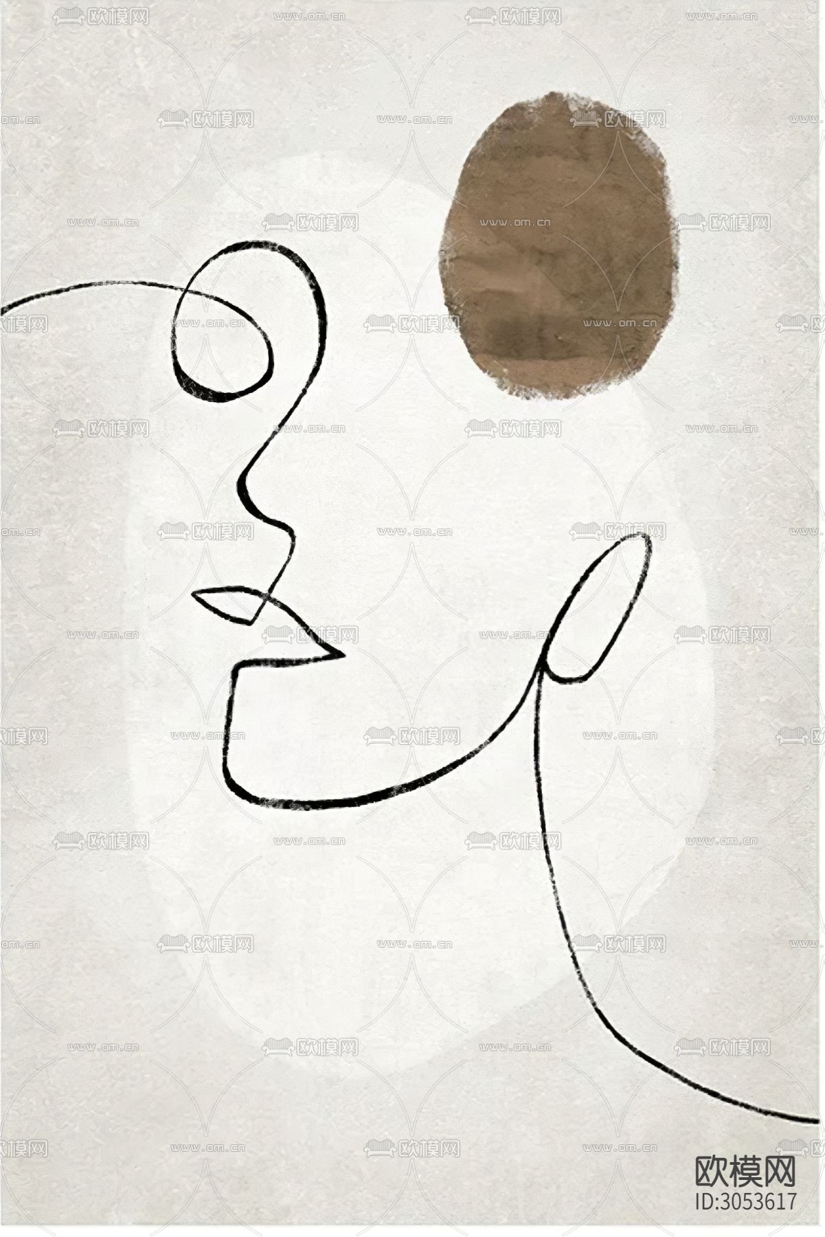 贴图 艺术画 挂画贴图下载（渲染图8）