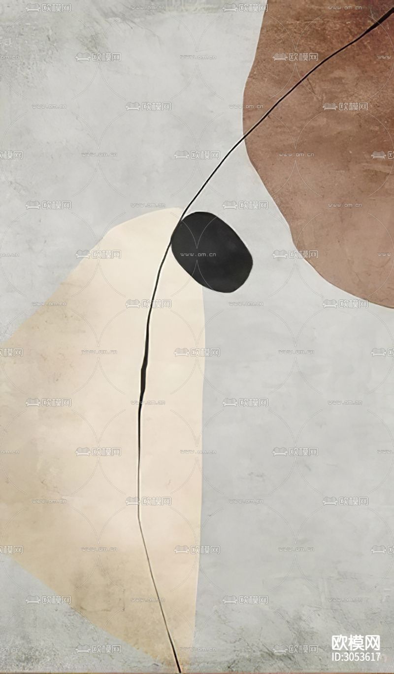 贴图 艺术画 挂画贴图下载（渲染图1）