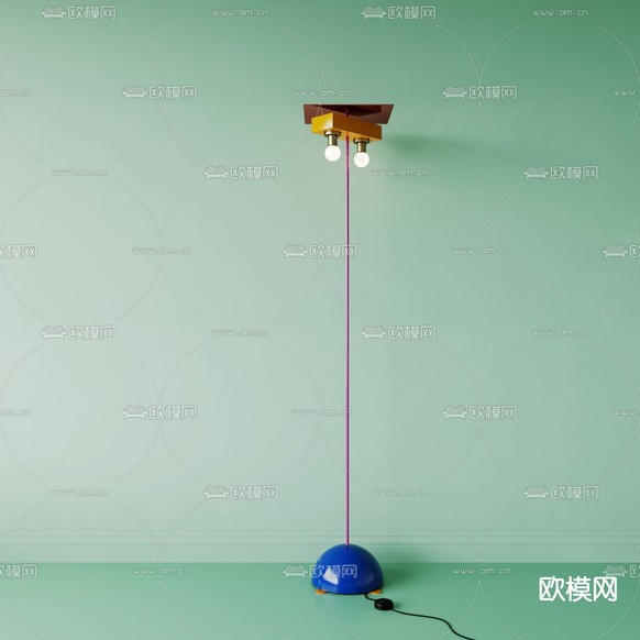 多巴胺落地灯3d模型下载