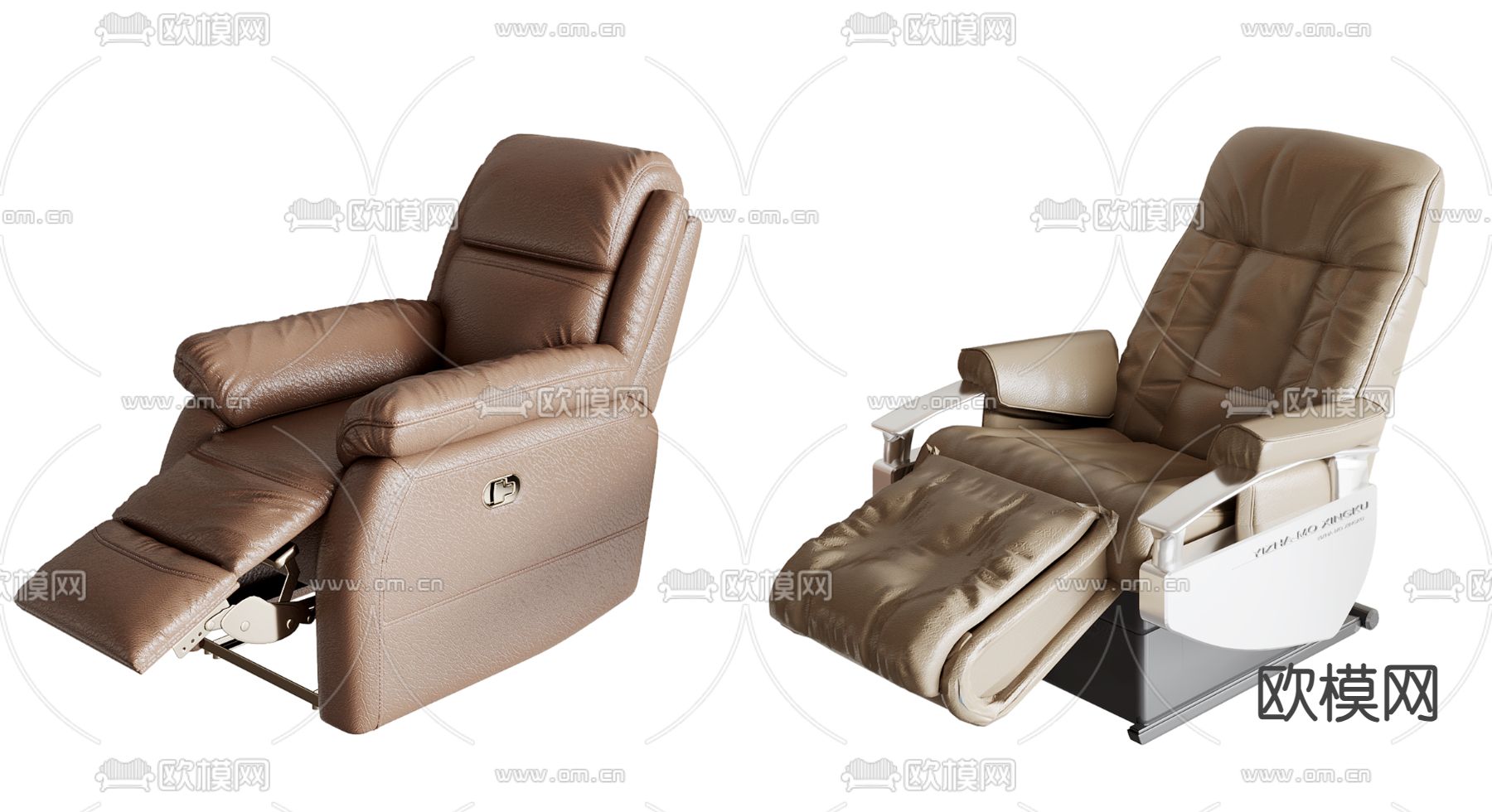 电动按摩椅3d模型下载