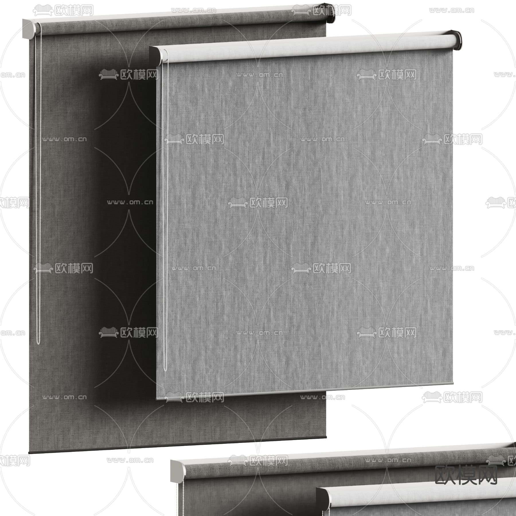 窗帘 布帘 拉帘3d模型下载