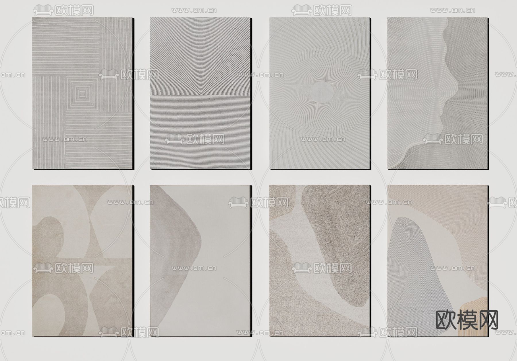 地毯 方毯3d模型下载