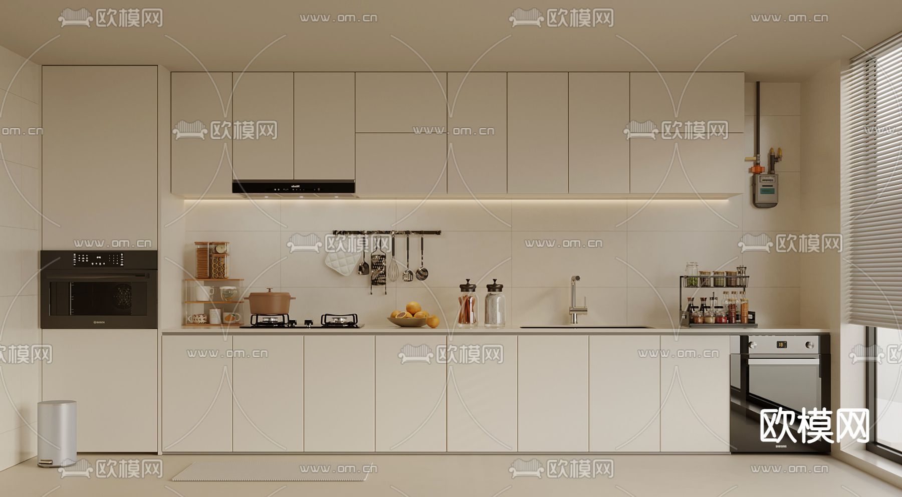 厨房用品 烟机灶具 洗菜盆 咖啡机 3d模型下载