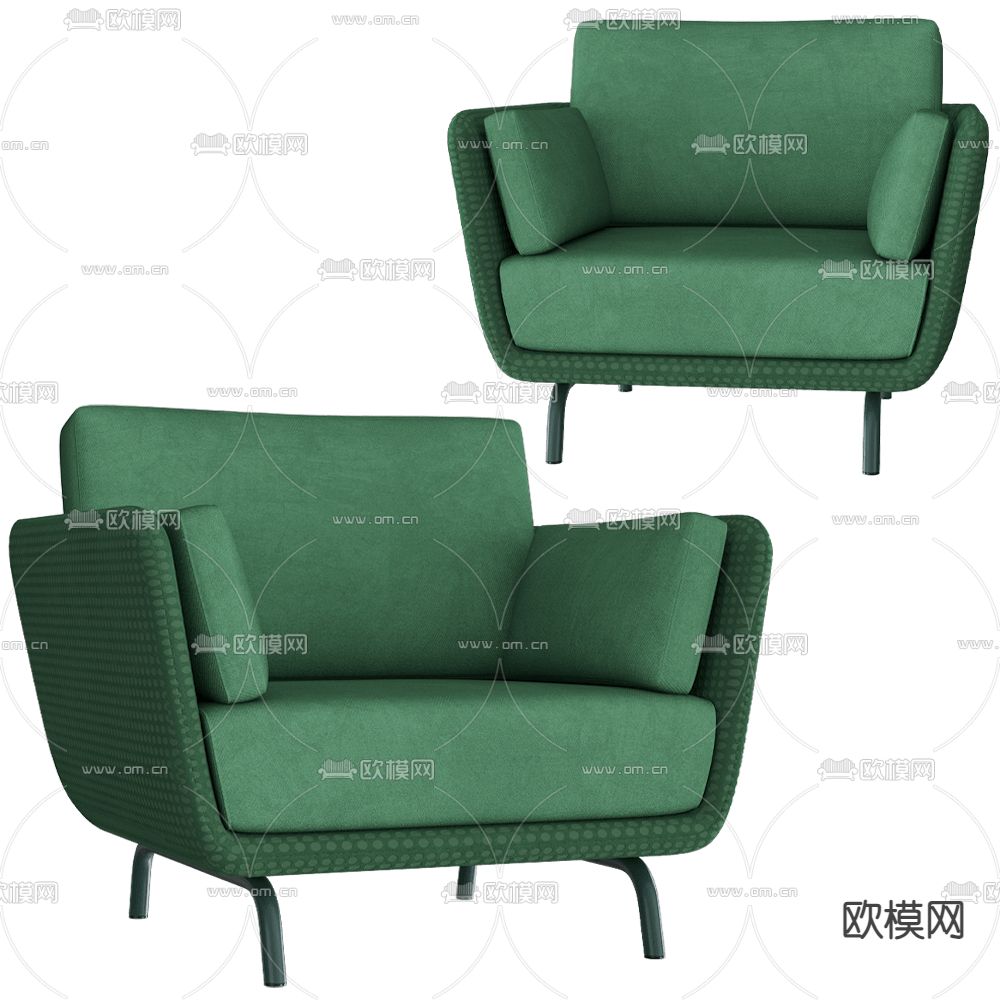 MISSANA 沙发椅 休闲椅3d模型下载