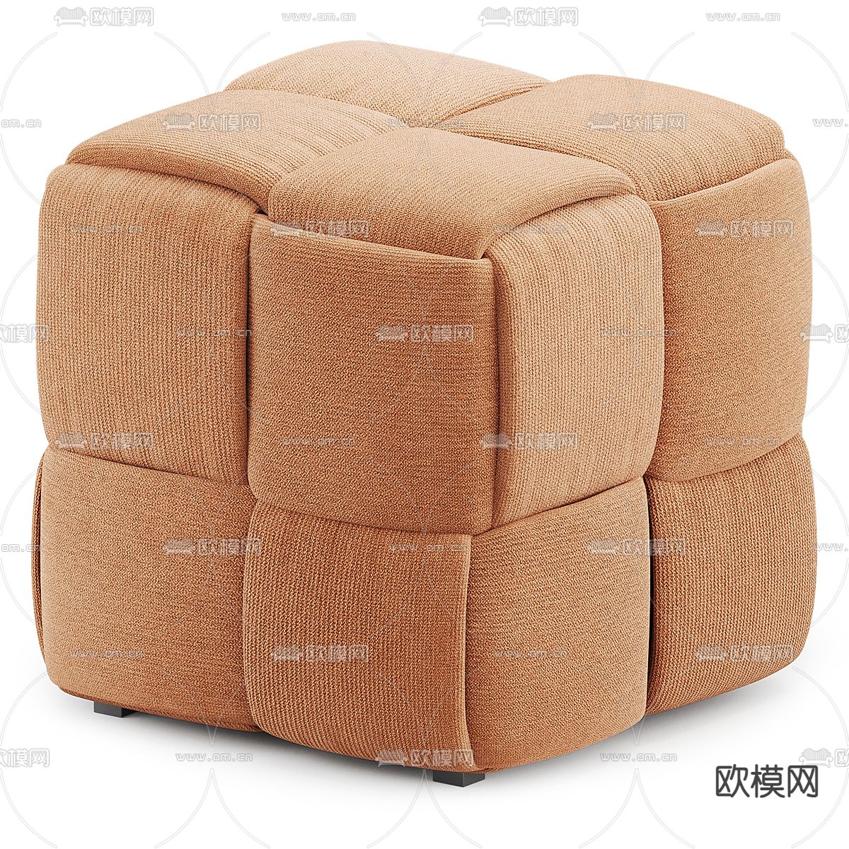 Pouf 沙发凳 矮凳 方凳3d模型下载（渲染图3）