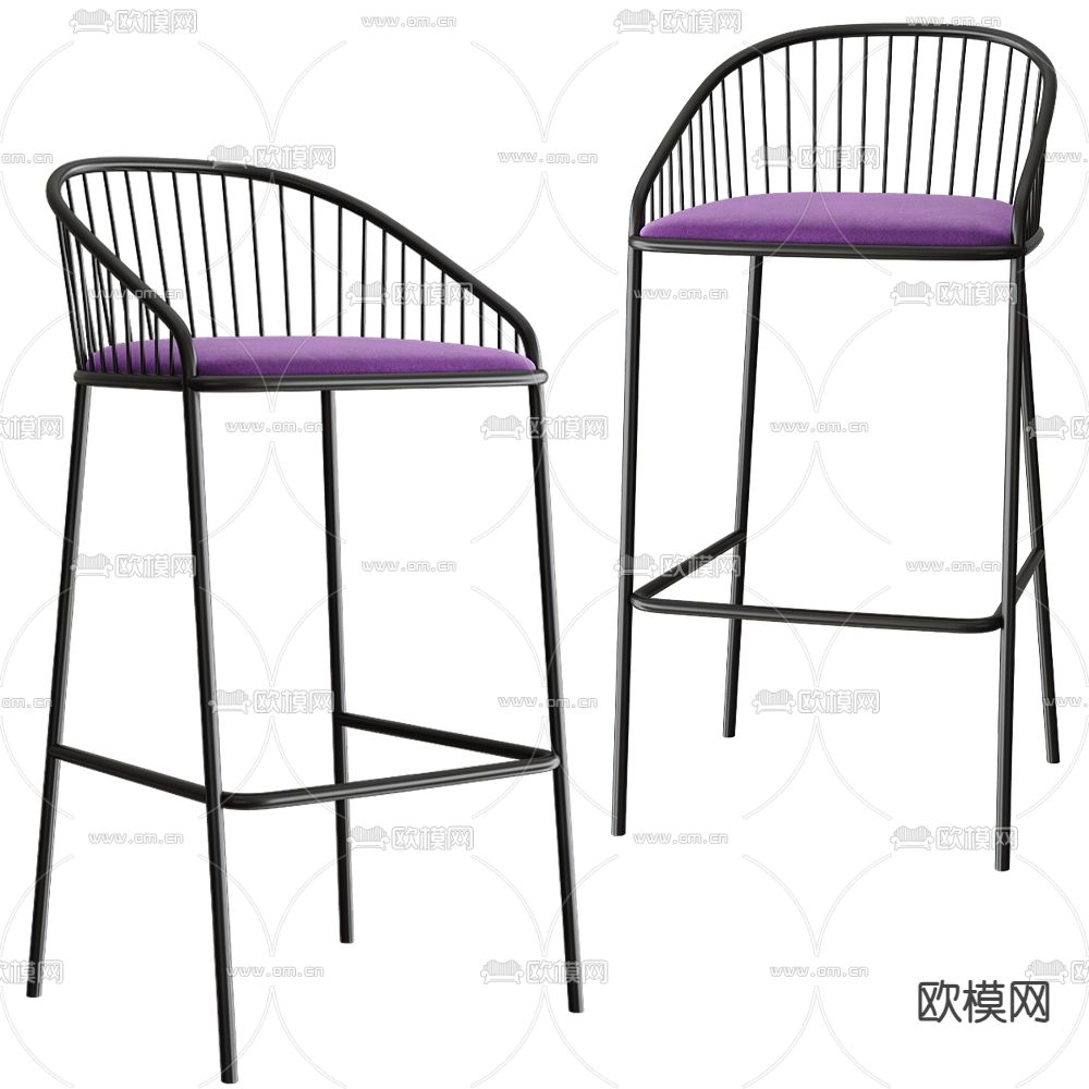 MISSANA 吧椅 吧凳 高脚凳3d模型下载