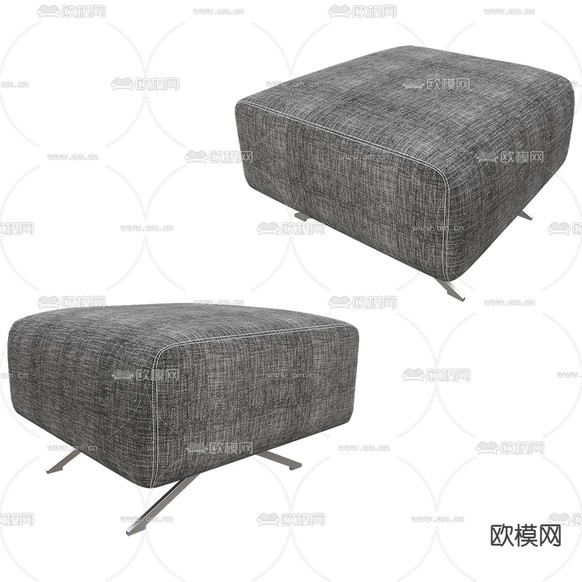 SCAPPINI 矮凳 沙发凳3d模型下载