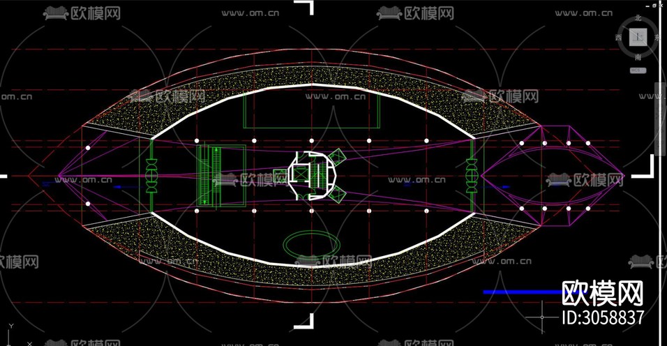 觀光塔建筑設(shè)計 觀景平臺 觀光塔 觀景 平臺cad施工圖下載(渲染圖2)