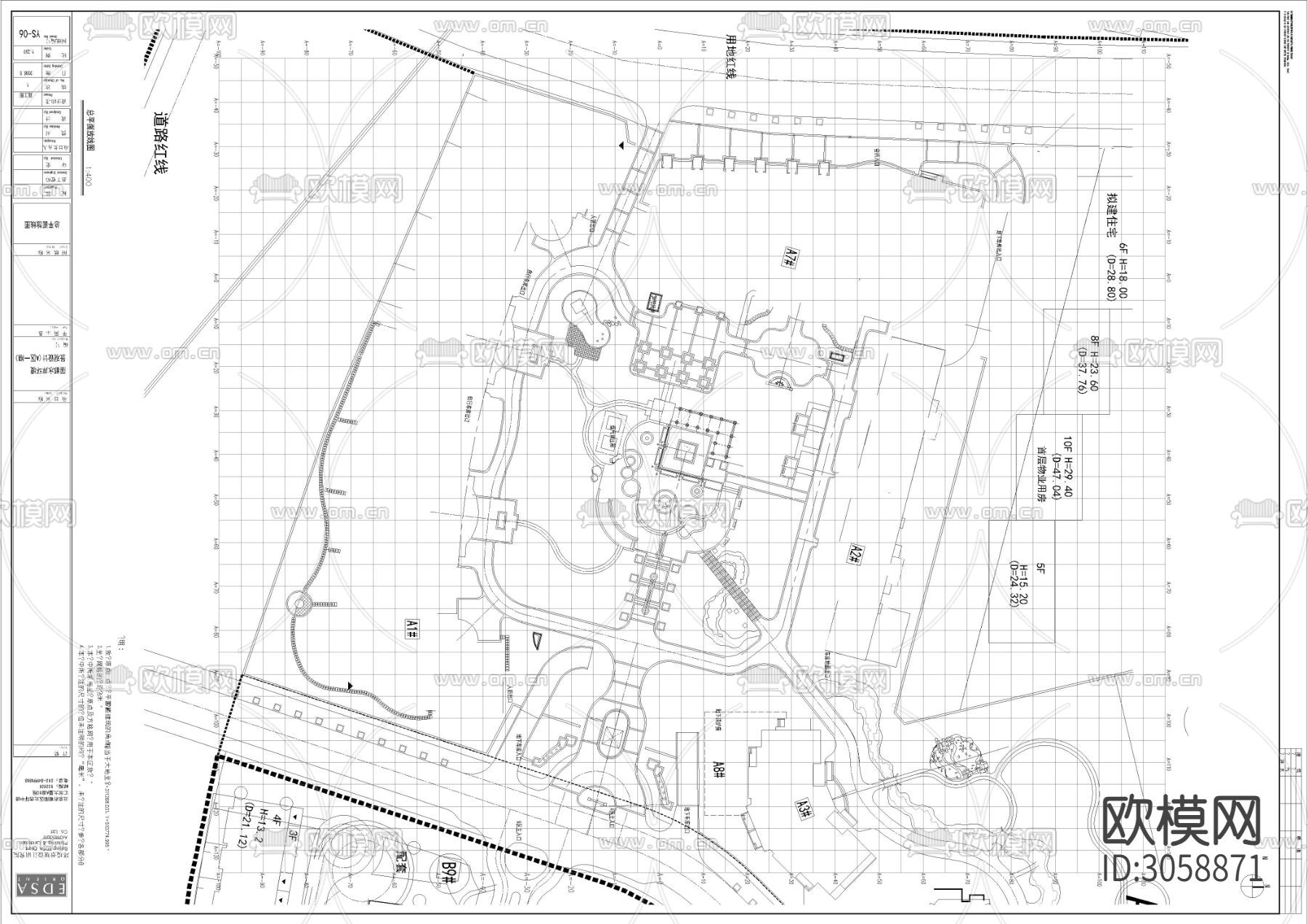 小区景观全套cad施工图下载（渲染图2）