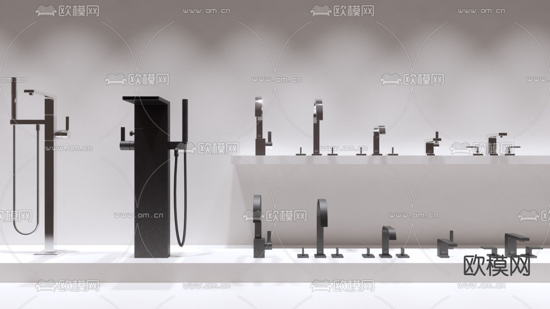 水龙头3d模型下载（渲染图1）