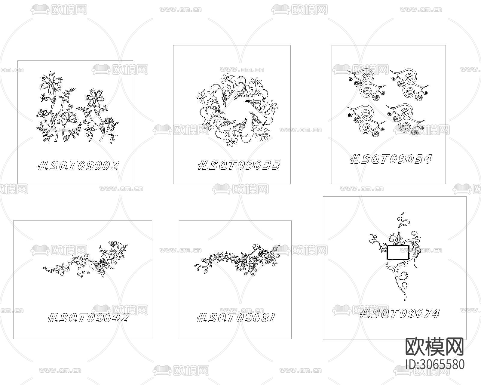 花纹cad图库下载（渲染图7）