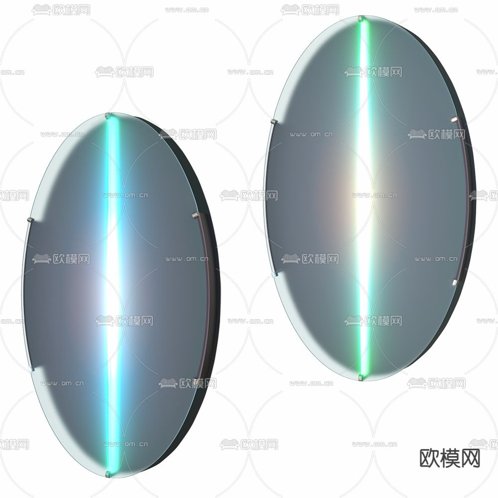 创意壁灯3d模型下载