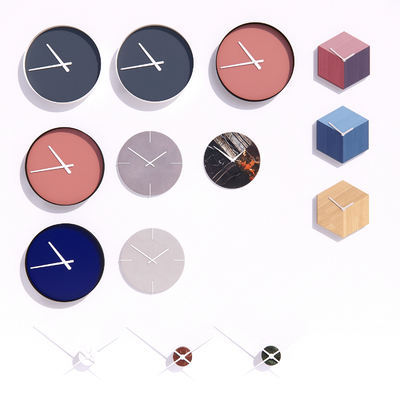  现代挂钟 钟表 墙饰挂件su模型 