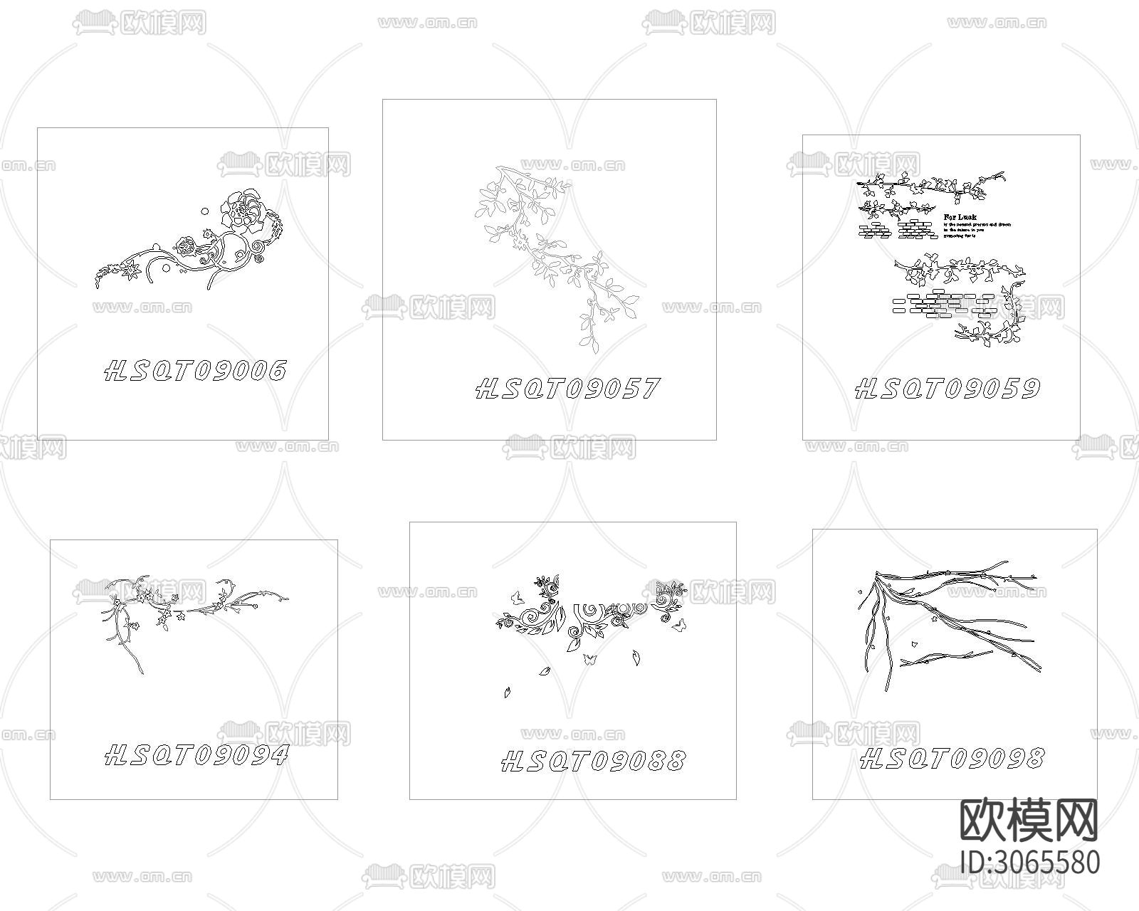 花纹cad图库下载（渲染图8）