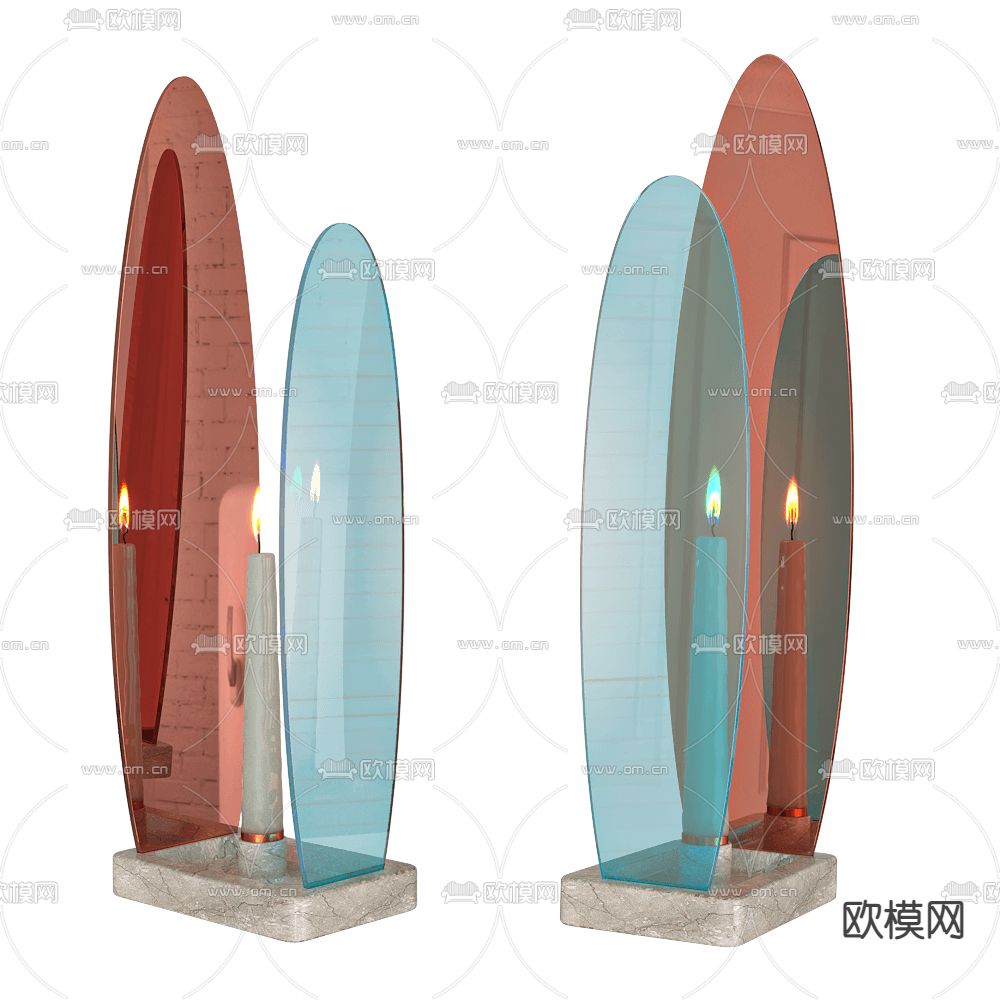 Catrinel 烛台灯 蜡烛3d模型下载