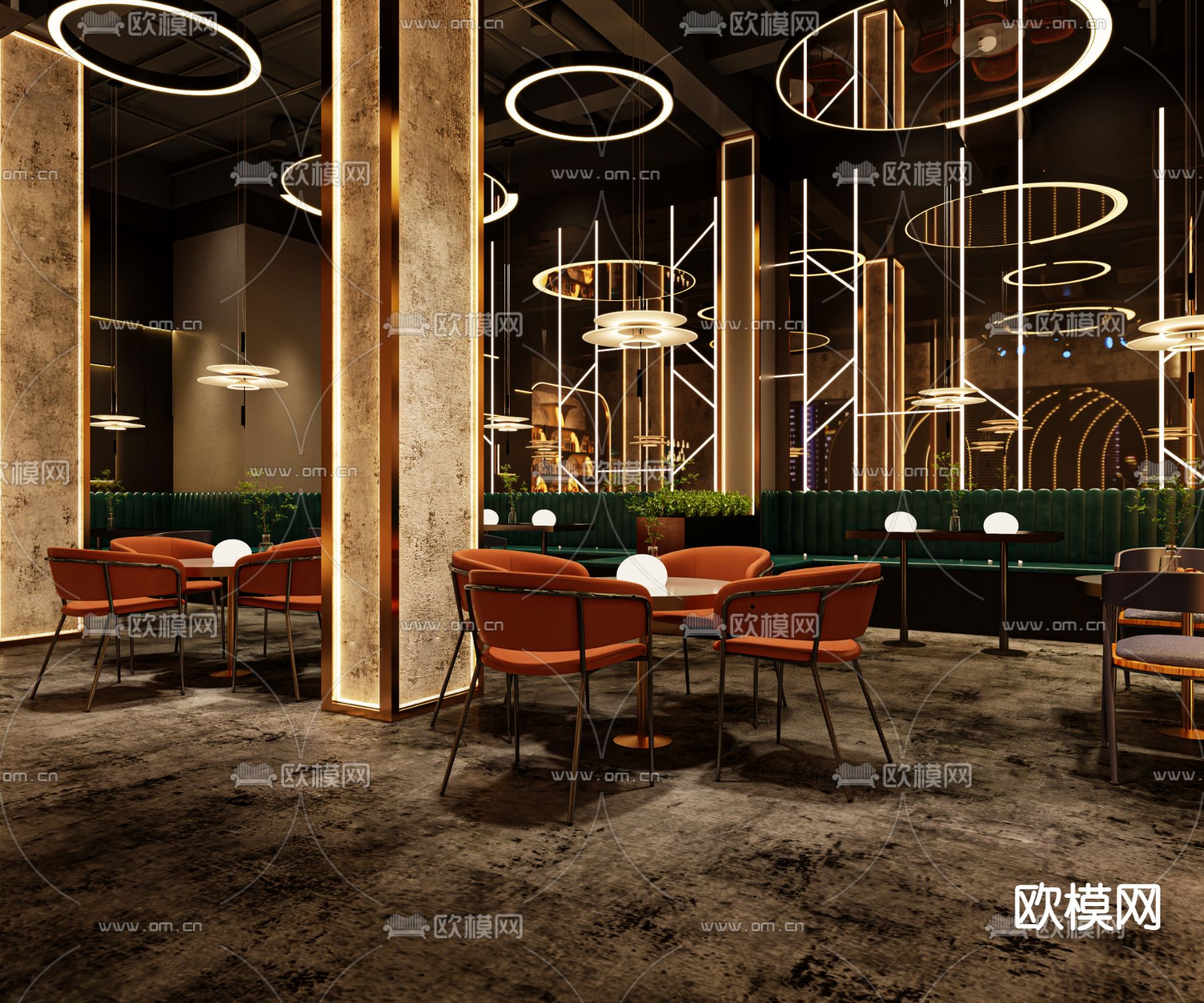 音乐餐吧 酒吧 清吧3d模型下载