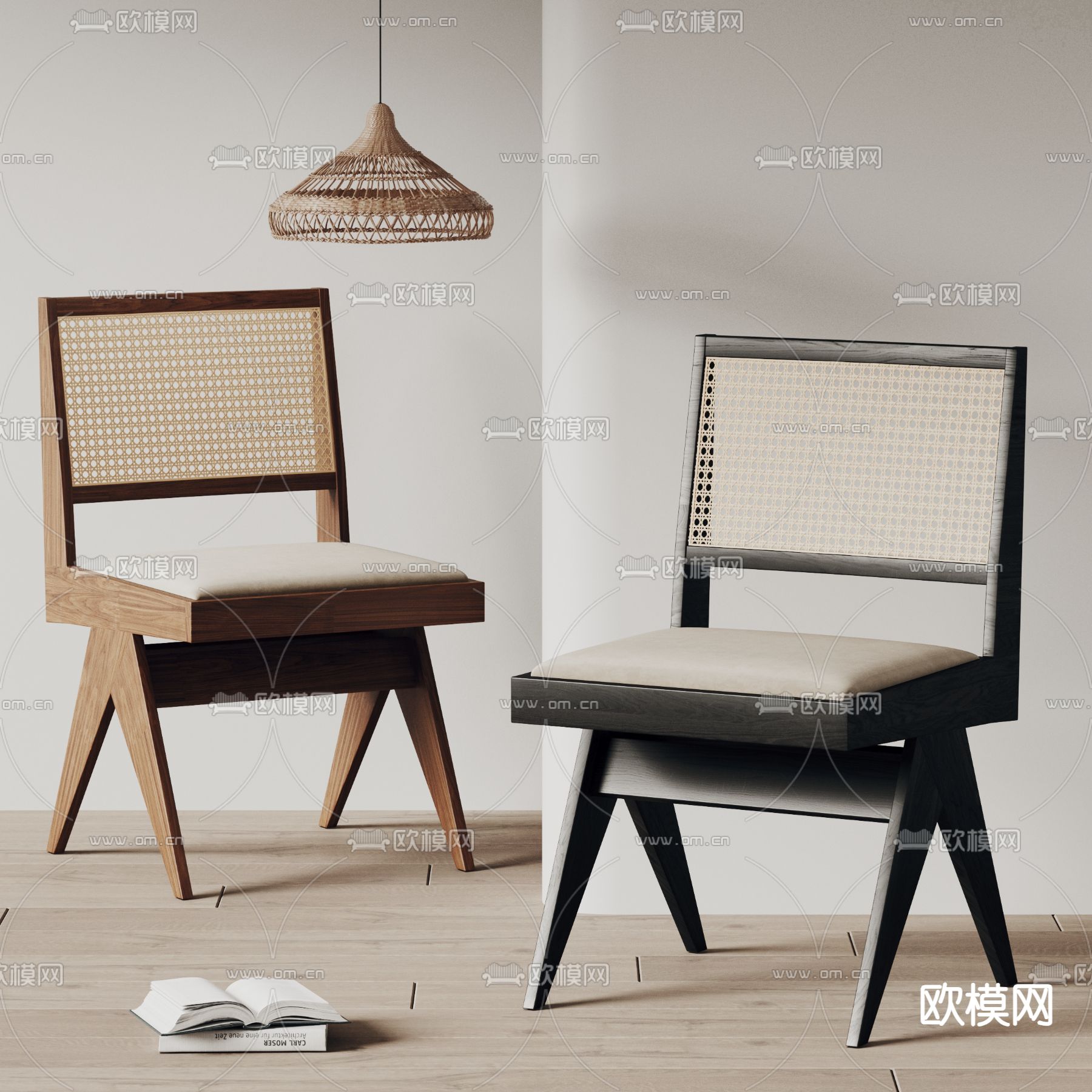 poliform 椅子 餐椅3d模型下载