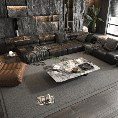  意大利Minotti组合沙发su模型 