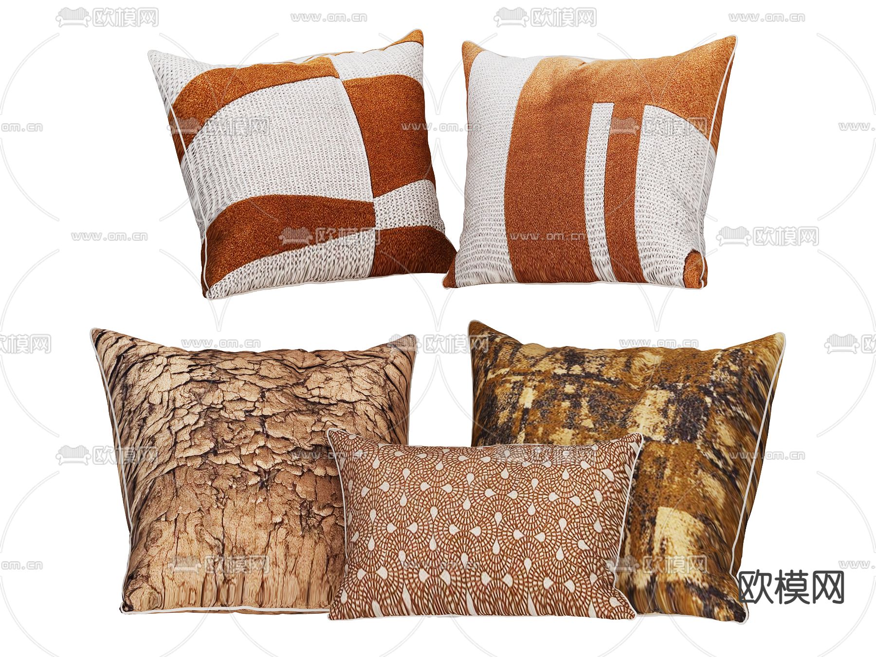 枕头 抱枕 靠枕3d模型下载