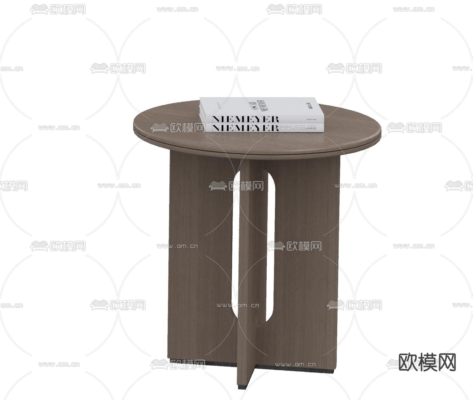 现代角几 圆几 边几su模型下载（渲染图2）