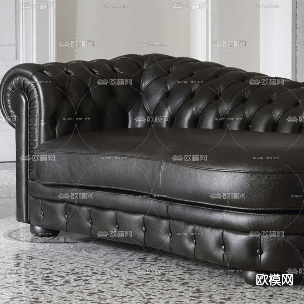 Doimo 贵妃椅 美人塌3d模型下载（渲染图2）