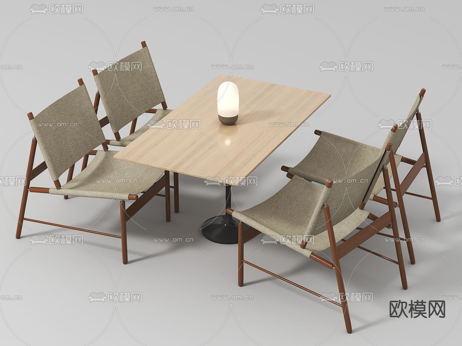 户外桌椅 露营桌椅3d模型下载