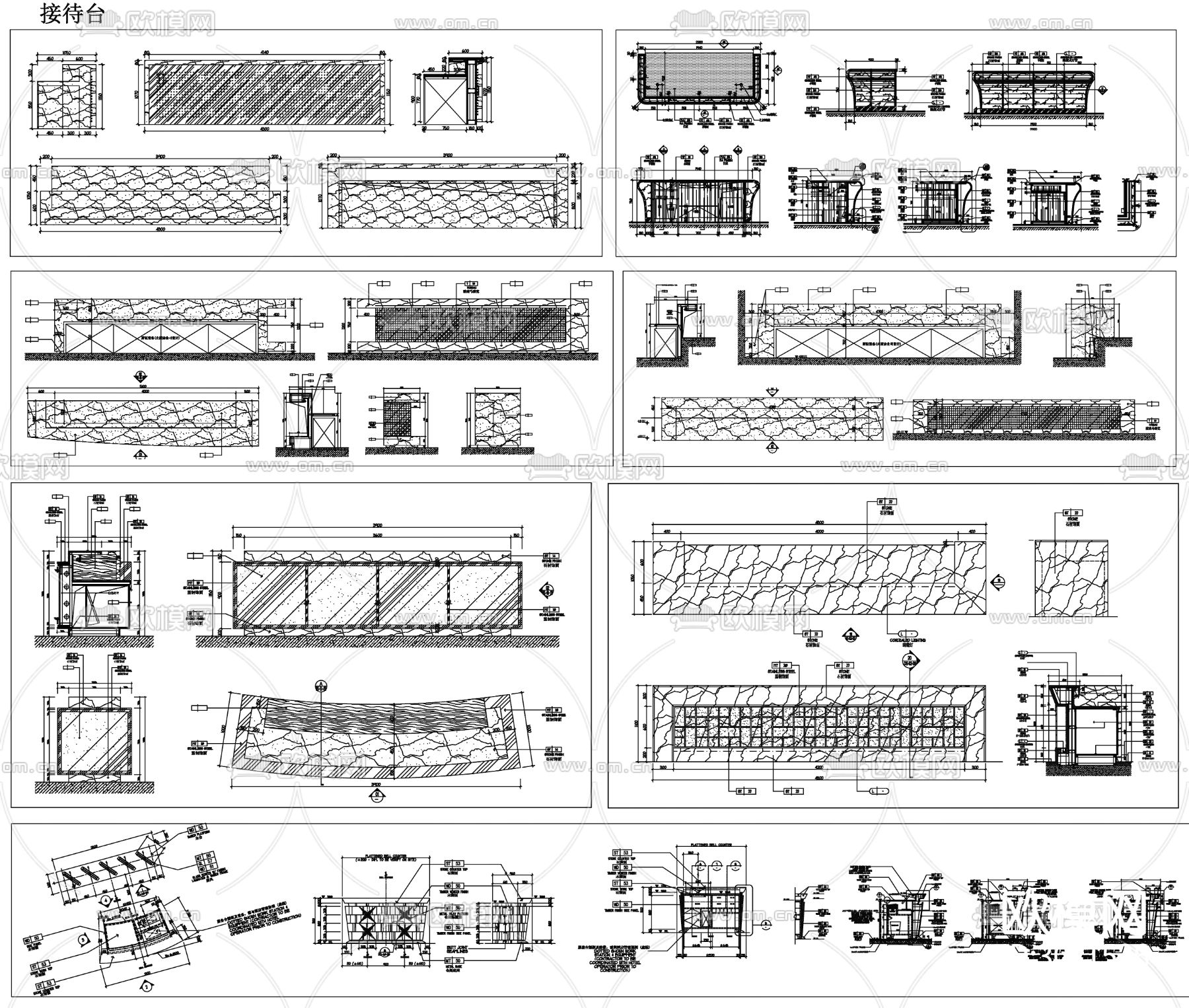 装修设计 大样图 节点图 装修图cad图库下载（渲染图6）