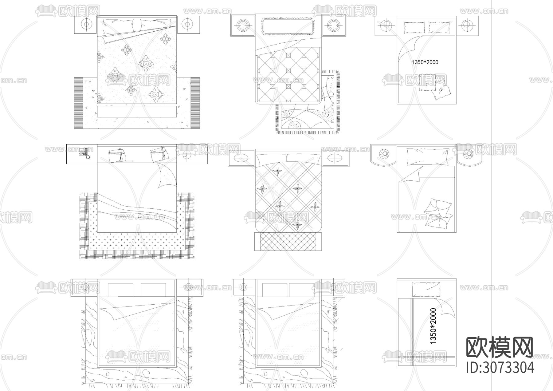 2024交通工具 灯具等CAD平立面图库 装饰画 屏风隔断cad图库下载（渲染图3）