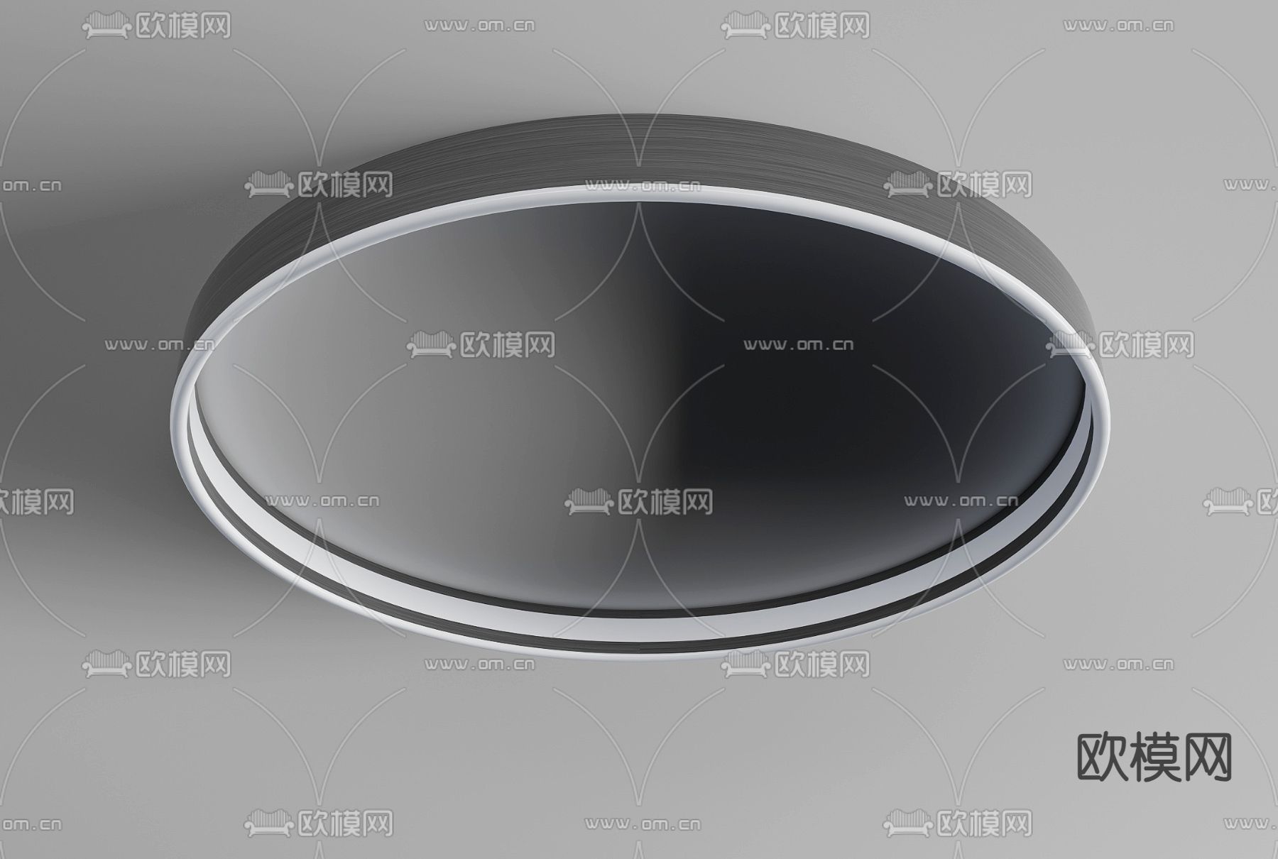 圆形吸顶灯 卧室灯3d模型下载（渲染图2）