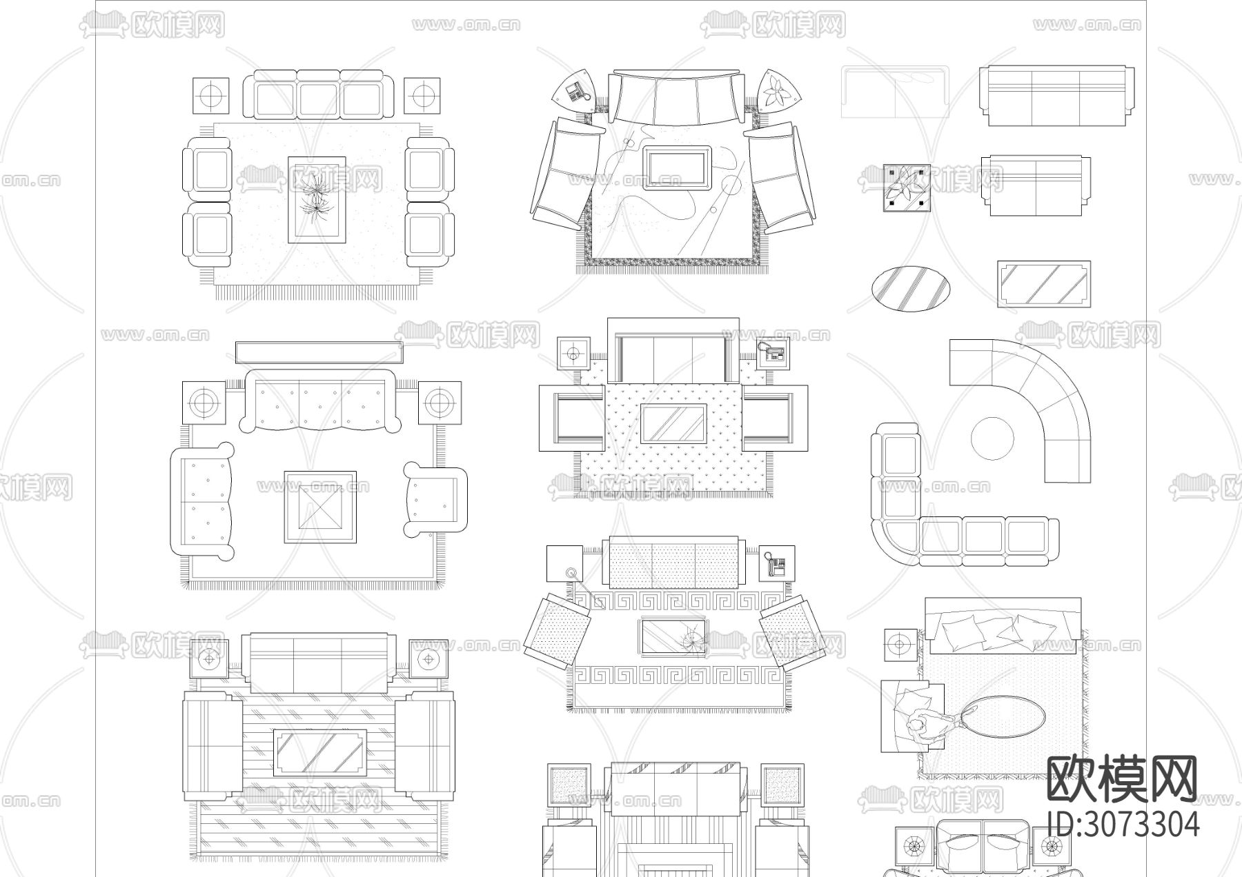 2024交通工具 灯具等CAD平立面图库 装饰画 屏风隔断cad图库下载（渲染图1）