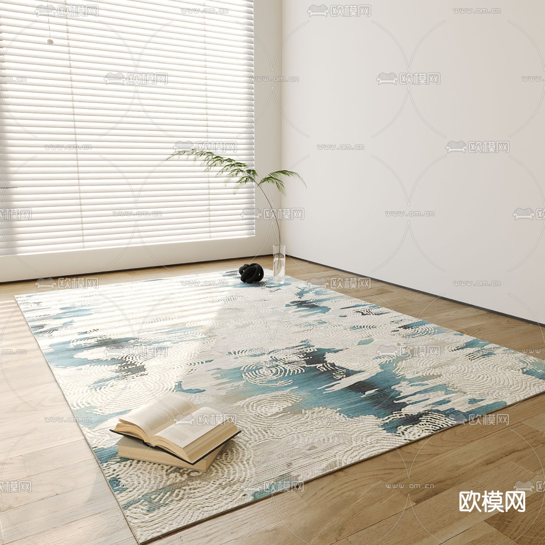 地毯 方毯3d模型下载