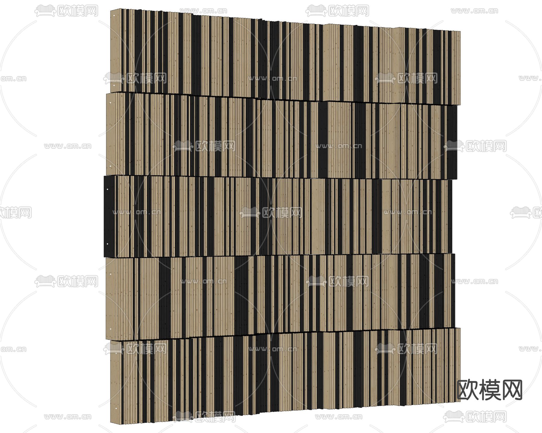 立体墙面 创意背景墙su模型