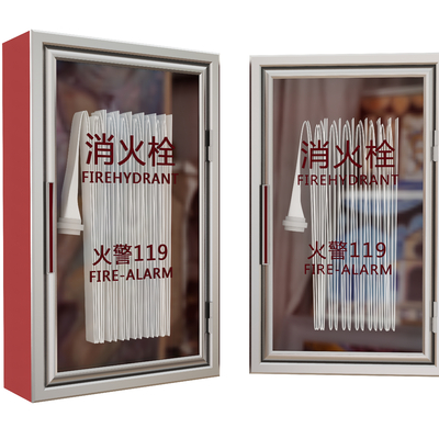  消防栓 消防柜 防火柜 消火栓su模型 