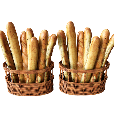  食物 面包蛋糕 法棍su模型 