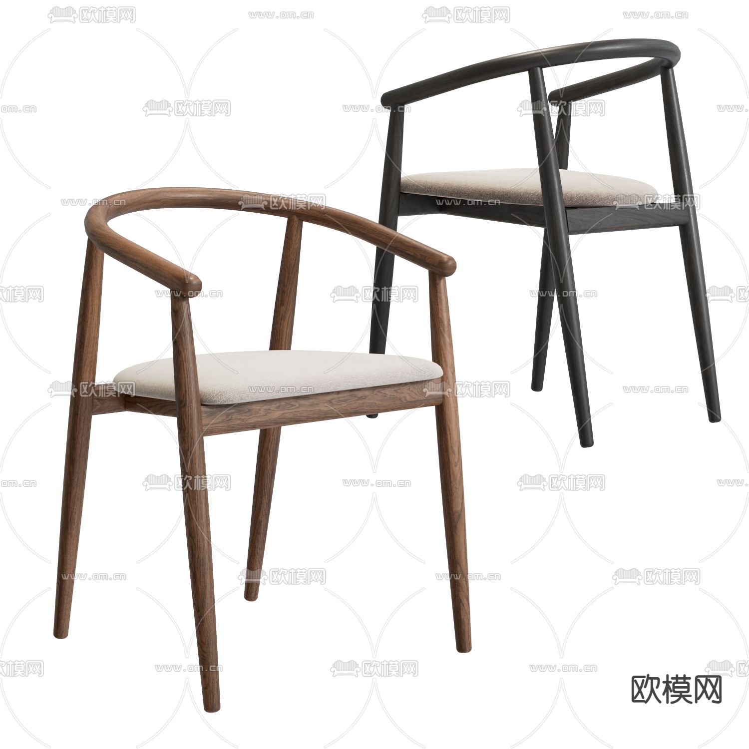 椅子 餐椅3d模型下载