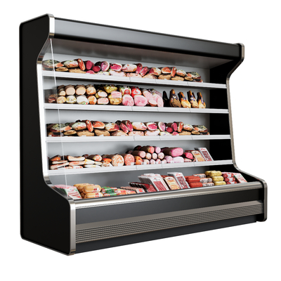  超市冷藏柜 超市肉柜su模型 