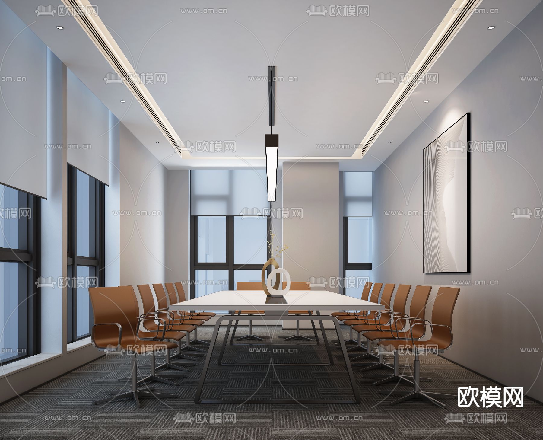 会议室免费3d模型下载