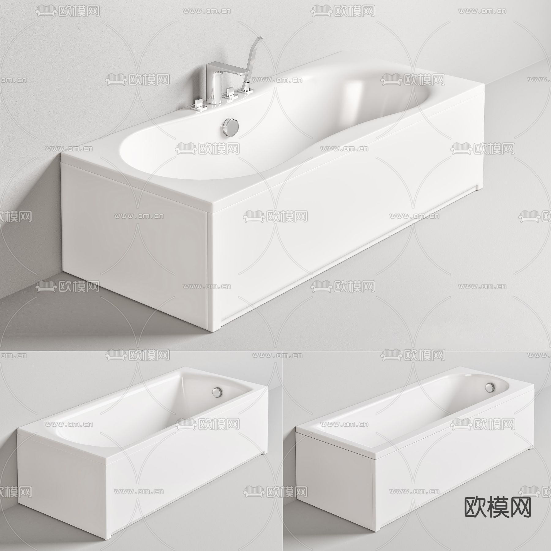 Radaway 独立浴缸3d模型下载