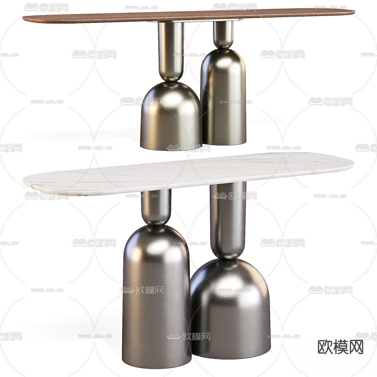 Bonaldo COP - 梳妆台 化妆桌3d模型下载（渲染图1）