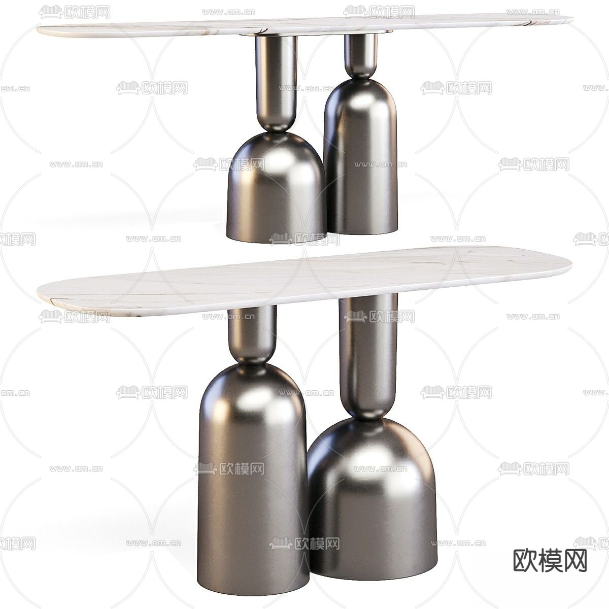 Bonaldo COP - 梳妆台 化妆桌3d模型下载（渲染图2）