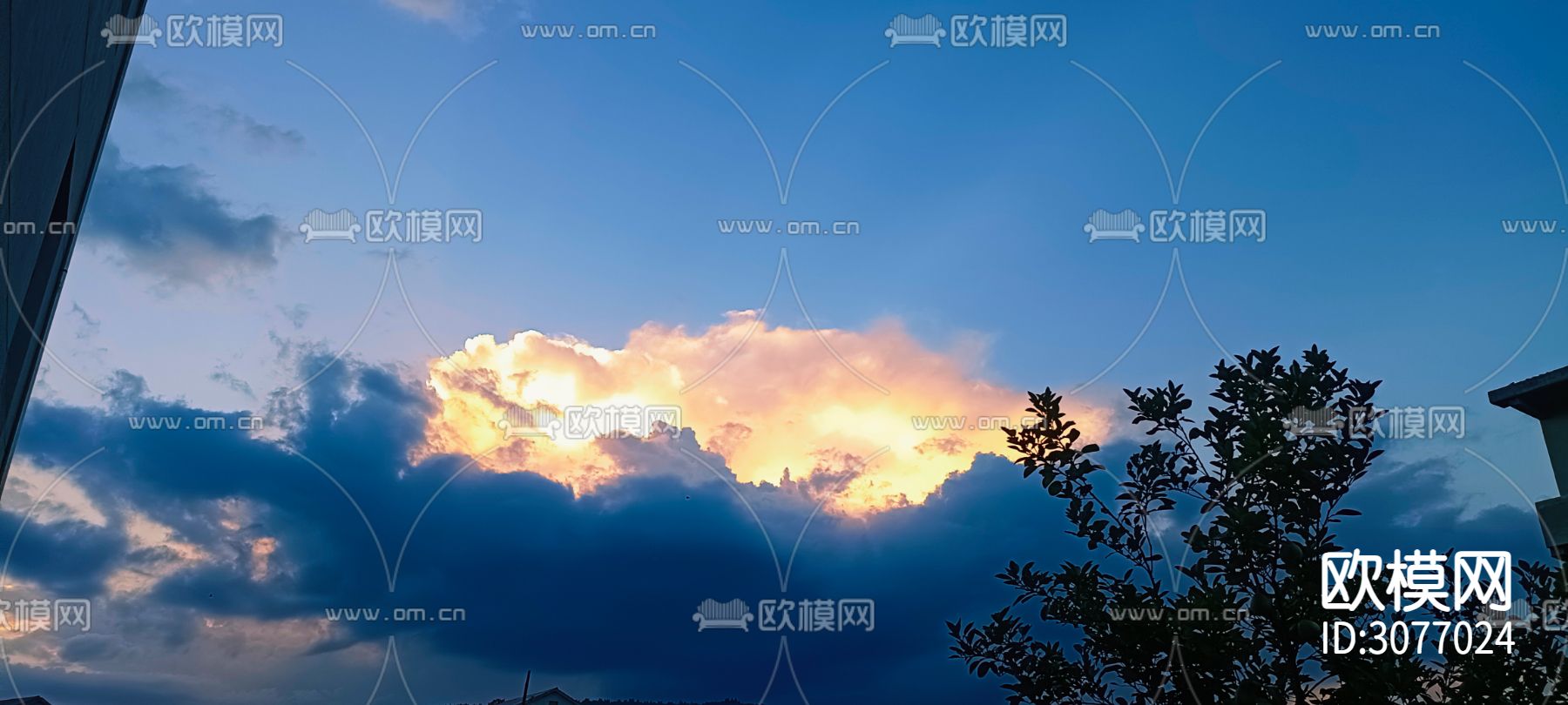 外景 天空 晚霞贴图下载