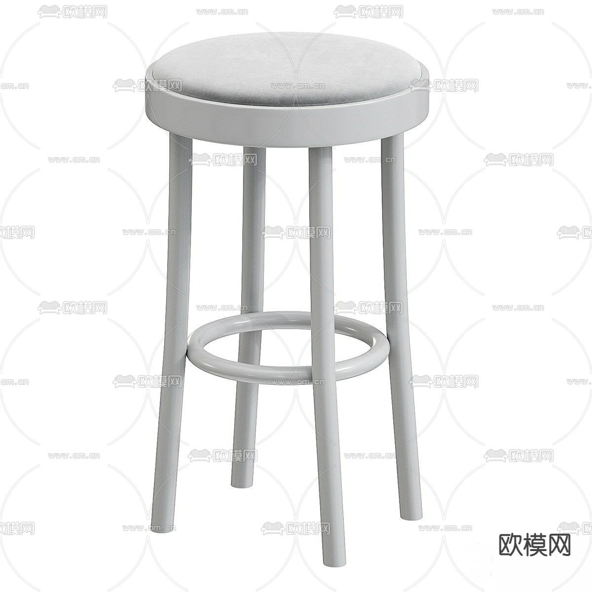 吧椅 吧凳 高脚凳3d模型下载（渲染图2）