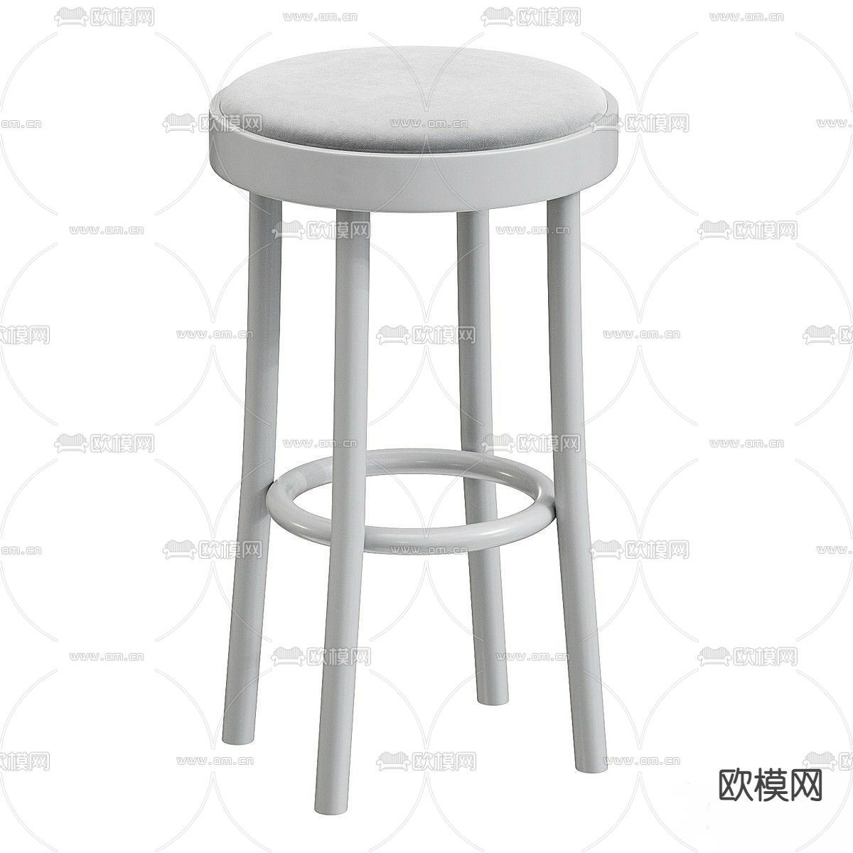 吧椅 吧凳 高脚凳3d模型下载（渲染图1）