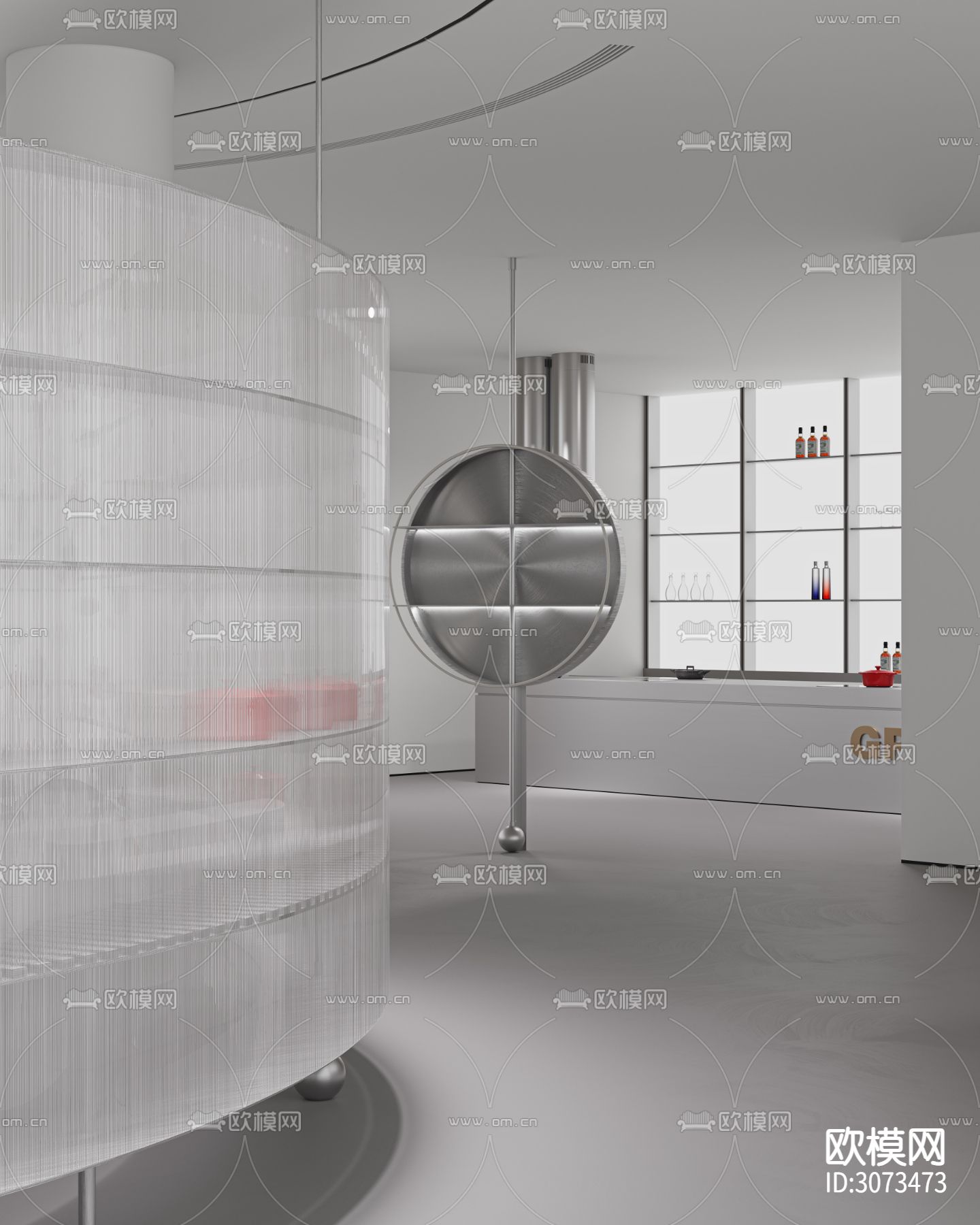 办公室 会议室 工装装修效果图下载（渲染图11）