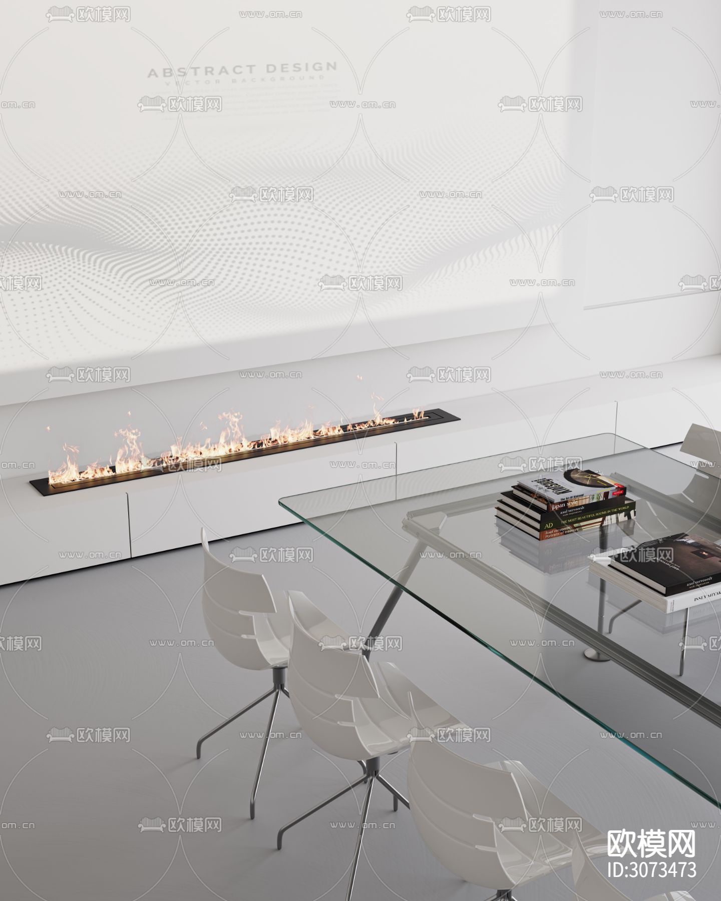 办公室 会议室 工装装修效果图下载（渲染图13）