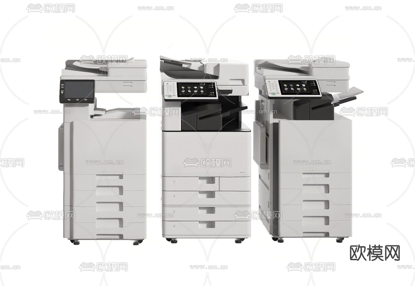 打印机su模型下载（渲染图2）