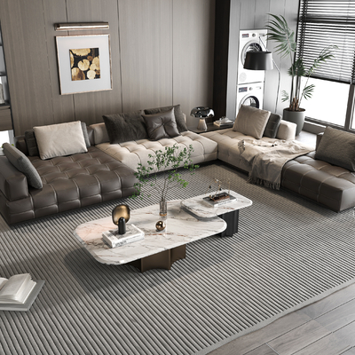  Minotti 组合沙发su模型 